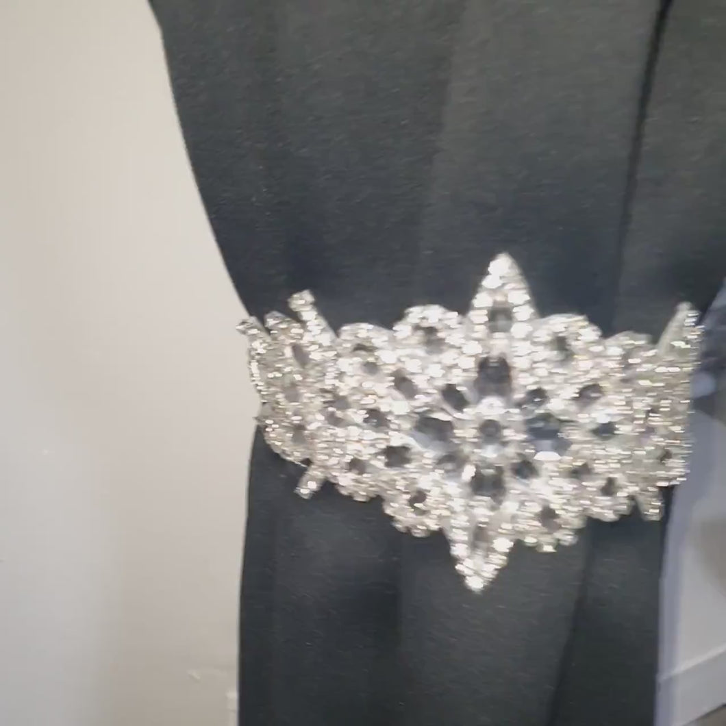 Crystal Tie Backs Curtains hold backs, magnetic holder by Crystal wedding uk