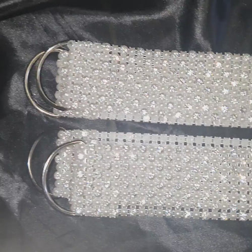 Crystal Tie Backs, Pair of Curtain hold backs for REAL STONES  and White or Ivory pearls by Crystal wedding uk