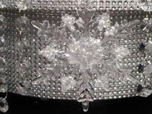 Load image into Gallery viewer, Snowflake  WEDDING Cake Stand Diamante cake stand for a Winter wedding by Crystal wedding uk
