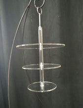 Load image into Gallery viewer, CAKE HANGER stand  plus acrylic cake plate kit, Suspended cake by Crystal wedding uk
