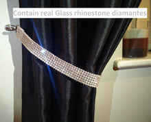 Load image into Gallery viewer, Crystal Tie Backs Curtains &amp; Voiles REAL STONES - extra wide 6cm by Crystal wedding uk
