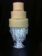 Load image into Gallery viewer, Real crystal rhinestone Diamante cake trim banding 1 YARD by Crystal wedding uk
