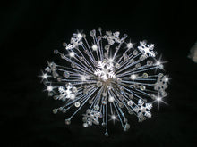 Load image into Gallery viewer, Snowflake bouquet, winter Wedding brides bouquet,  crystal Christmas wedding

