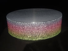 Load image into Gallery viewer, Sequin wedding cake stand  round or square by Crystal wedding uk
