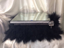 Load image into Gallery viewer, Feather cake stand, Great Gatsby, 1920&#39;s wedding. by Crystal wedding ukw
