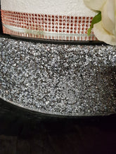 Load image into Gallery viewer, Crystal Diamante ENCRUSTED wedding cake stand - round or square by Crystal wedding uk
