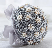 Load image into Gallery viewer, Blush Pearl  bouquet  - Perfect for a vintage wedding
