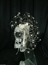 Load image into Gallery viewer, Wire bouquet, wire wrist corsage, wire boutonniere. brides bridesmaid wire bouquets.
