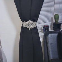 Load image into Gallery viewer, Crystal Tie Backs Curtains hold backs, magnetic holder by Crystal wedding uk
