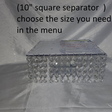 Load image into Gallery viewer, Crystal cake table and  2 led cake dividers  6&quot; 10&quot; &amp; 16&quot;. Set of 3 pcs by Crystal wedding uk
