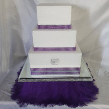 Load image into Gallery viewer, Feather wedding cake stand  - many colours - all sizes
