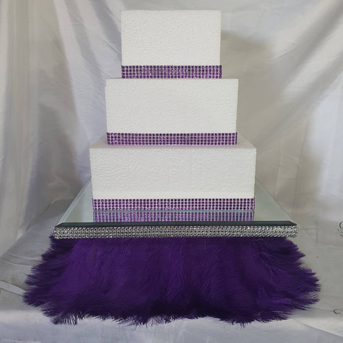 Feather wedding cake stand  - many colours - all sizes