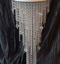 Load image into Gallery viewer, Crystal chandelier side table - tall console table furniture by Crystal wedding uk
