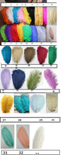 Load image into Gallery viewer, Set of 6 Feather Fan bouquets, Ostrich feathers,Great Gatsby wedding style 1920&#39;s - any colour as custom made by Crystal wedding uk
