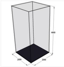 Load image into Gallery viewer, 4pcs Acrylic  box centerpiece, dangling crystal drops   chandelier style ,  Wedding Table  Event Decoration by Crystal wedding uk
