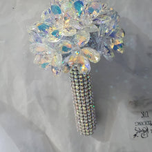 Load image into Gallery viewer, Crystal bouquet, crystal flowers, Brides wedding bouquet by Crystal wedding uk
