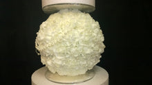 Load image into Gallery viewer, Wedding cake stand display,Pearl rose ball separator and cake stand set of 2
