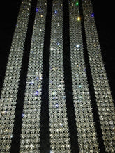 Load image into Gallery viewer, Real crystal rhinestone Diamante cake trim banding 1 YARD by Crystal wedding uk

