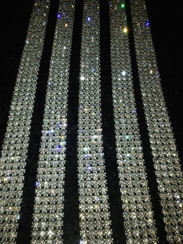 Real crystal rhinestone Diamante cake trim banding 1 YARD by Crystal wedding uk
